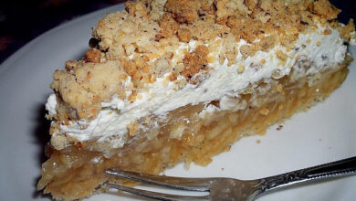 Photo of Apfeltorte mit Nussstreuseln