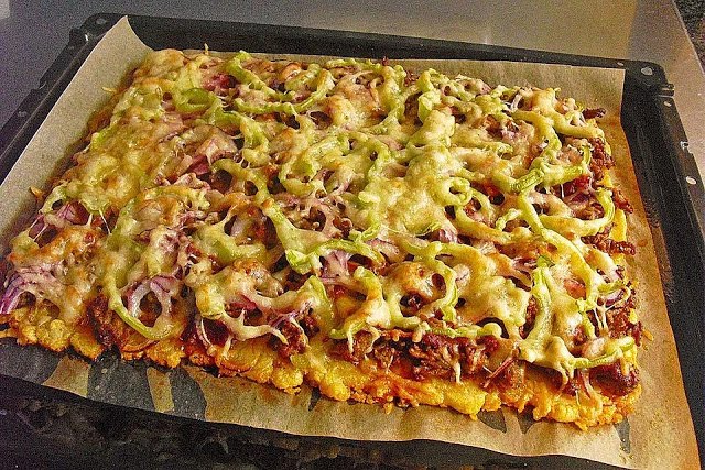 Photo of Kartoffelpizza mit Hackfleisch, ohne Hefeteig