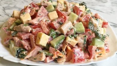 Photo of 5 Minuten Tomatensalat mit Käse