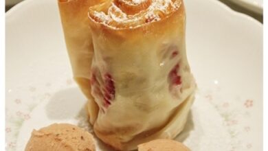 Photo of Zwetschgenstrudel-Röllchen mit Filoteig