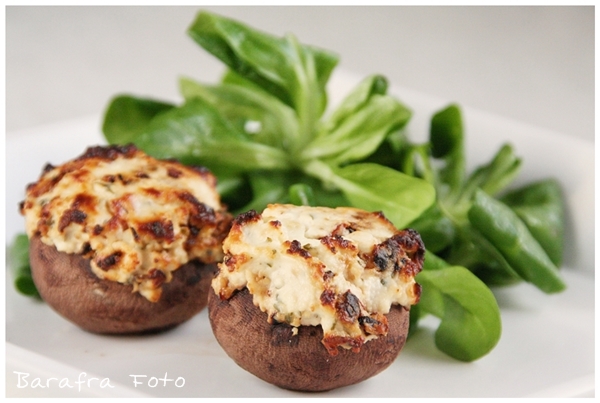 Photo of Überbackene Champignons mit Feta-Füllung