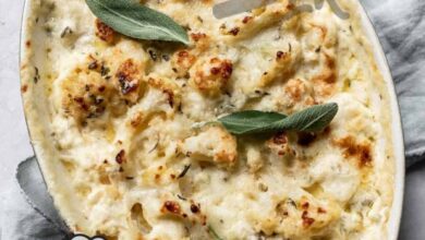 Photo of Low Carb Blumenkohl-Gratin