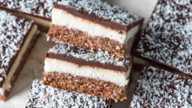 Photo of Schokoladenschnitten ohne Backen