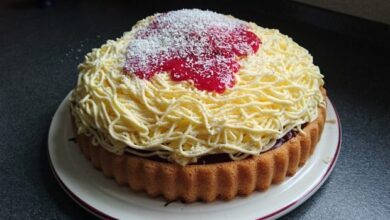 Photo of Süßer Spaghettikuchen