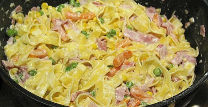 Photo of Schmand Schinken Nudeln