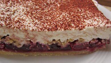 Photo of Feuerwehrkuchen (Kirschkuchen mit Streusel)