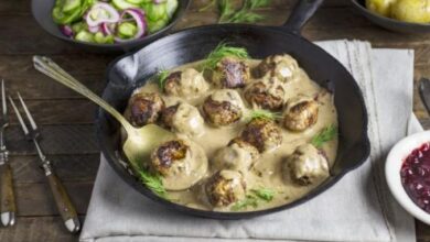 Photo of Hackbällchen in Käse-Sahne-Soße