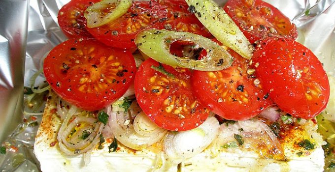 Photo of Gebackener Schafskäse (Ein schnelles Gericht, das sich hervorragend als Vorspeise eignet)