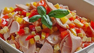 Photo of PIKANTER PAPRIKA – KÄSE – WURST – SALAT