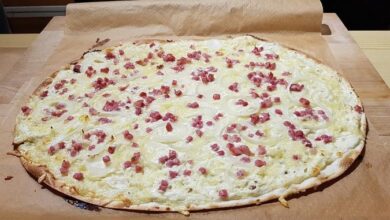 Photo of Einfacher Flammkuchen