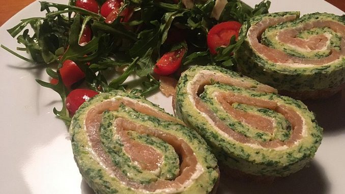 Photo of Lachs-Spinat-Rolle