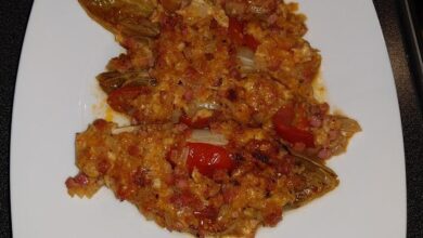 Photo of Chicoree mit tomaten, überbacken mit käse und schinken