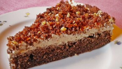 Photo of Kaffee-biskuitkuchen mit schlagsahne