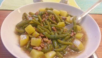 Photo of Böhnchen-hackfleisch-pfanne nach schwiegermamas rezept