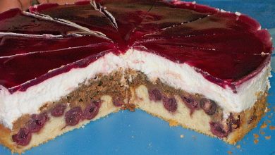 Photo of Nutellakuchen mit quark und kirschen