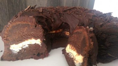 Photo of Schoko gugelhupf mit käsekuchenfüllung