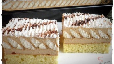 Photo of Zusammengelegte biskuitschnitten