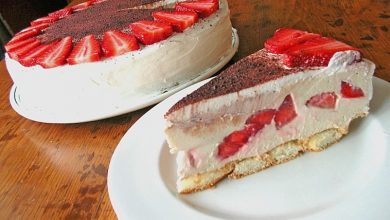 Photo of Cappuccino – Erdbeer – Torte