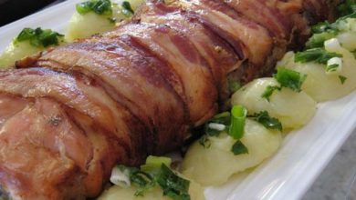 Photo of Gefüllte hähnchenrolle