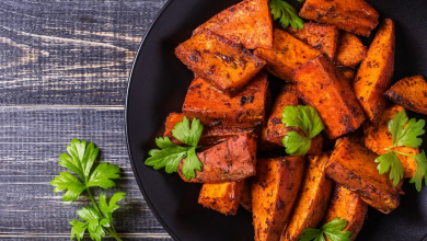 Photo of Ofenkartoffeln mit süsskartoffel