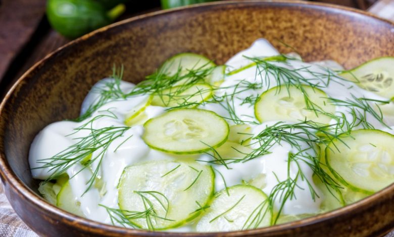 Photo of Gurkensalat mit sauerrahm