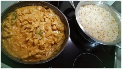 Photo of Geschnetzeltes mit pute und reis