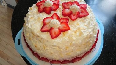 Photo of Lecker erdbeer-raffaello-torte
