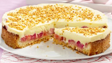 Photo of Creme-kuchen mit rhabarber