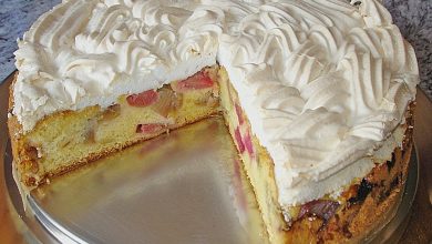 Photo of Rhabarber baiser kuchen