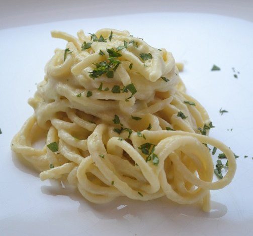Photo of Spaghetti mit parmesan – sahnesauce