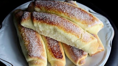 Photo of Rolle gefüllt bei Vanillecreme