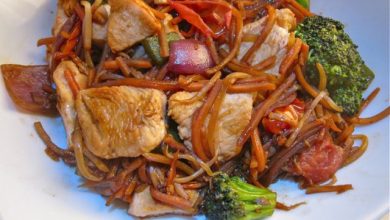 Photo of Hühnerfleisch mit wokgemüse in sojasauce