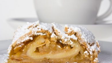 Photo of Ausgezogener apfelstrudel