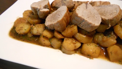 Photo of Schweinslungenbraten mit majoranerdäpfel