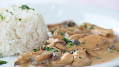 Photo of Hühner-geschnetzeltes mit champignons