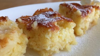 Photo of Schneller Apfelkuchen mit Rührteig