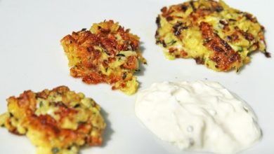 Photo of Zucchini – feta – puffer