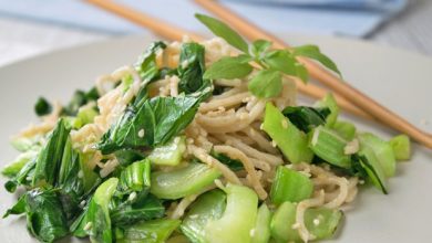 Photo of Gebratene nudeln mit pak-choi