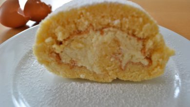 Photo of Roulade mit topfencreme