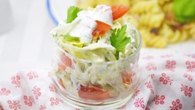 Photo of Creme fraiche dressing