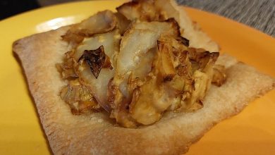 Photo of Blätterteig mit Spitzkohl – Frischkäse Haube