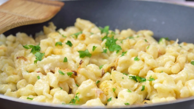 Photo of Spätzle mit zwiebel und käse