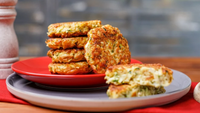 Photo of Zucchinipuffer mit haferflocken