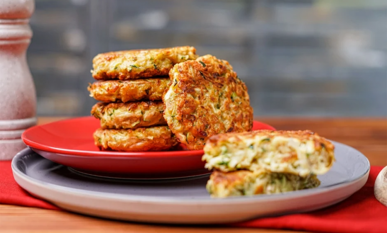 Photo of Zucchinipuffer mit haferflocken