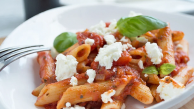 Photo of Penne mit tomaten-feta-sauce
