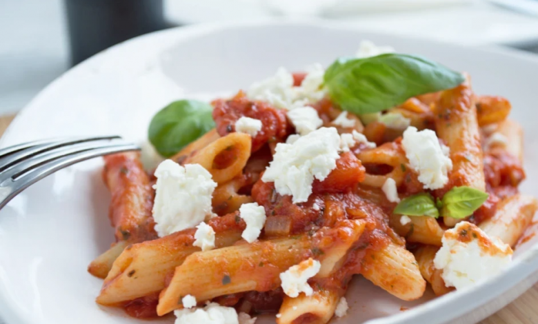 Photo of Penne mit tomaten-feta-sauce