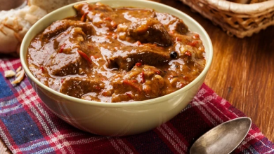 Photo of Gulasch mit rotwein