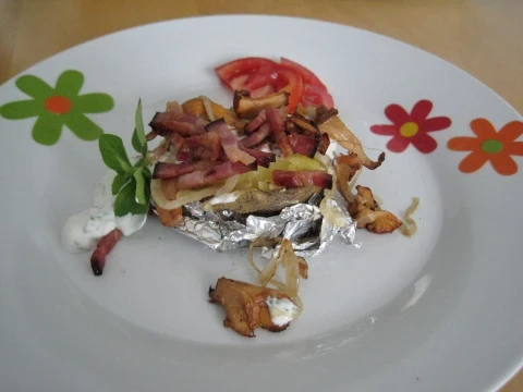 Photo of Ofenkartoffel mit sauerrahm