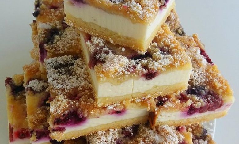 Photo of Schneller Quark-Streuselkuchen mit Obst