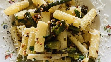 Photo of Mafaldine mit Spargel, Mandeln und Minze